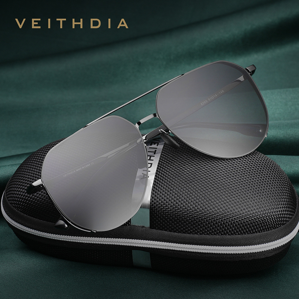 Sunglasses Aviator Polarized - VEITHDIA Gafas de sol clásicas para