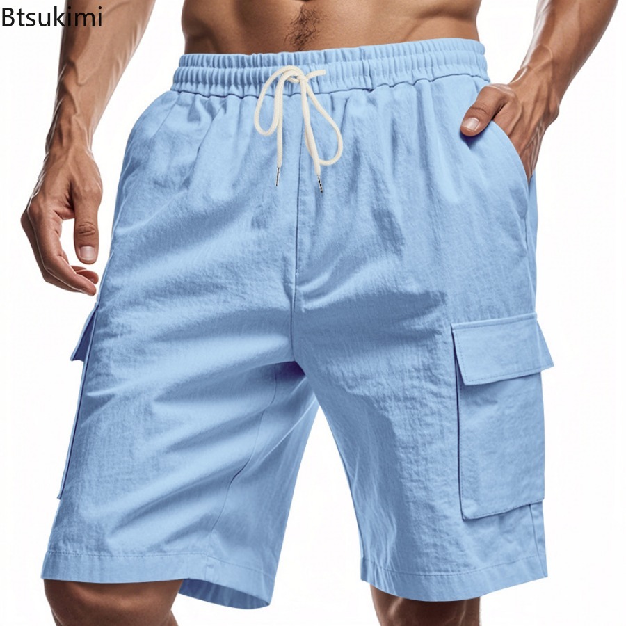 Nuevo 2025 pantalones cortos C - Short Linen Drawstring reseña y precio