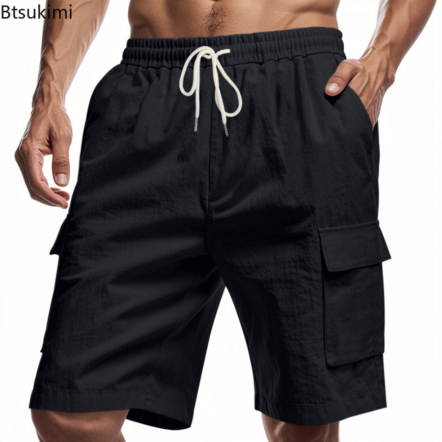 Nuevo 2025 pantalones cortos C - Short Linen Drawstring reseña y precio