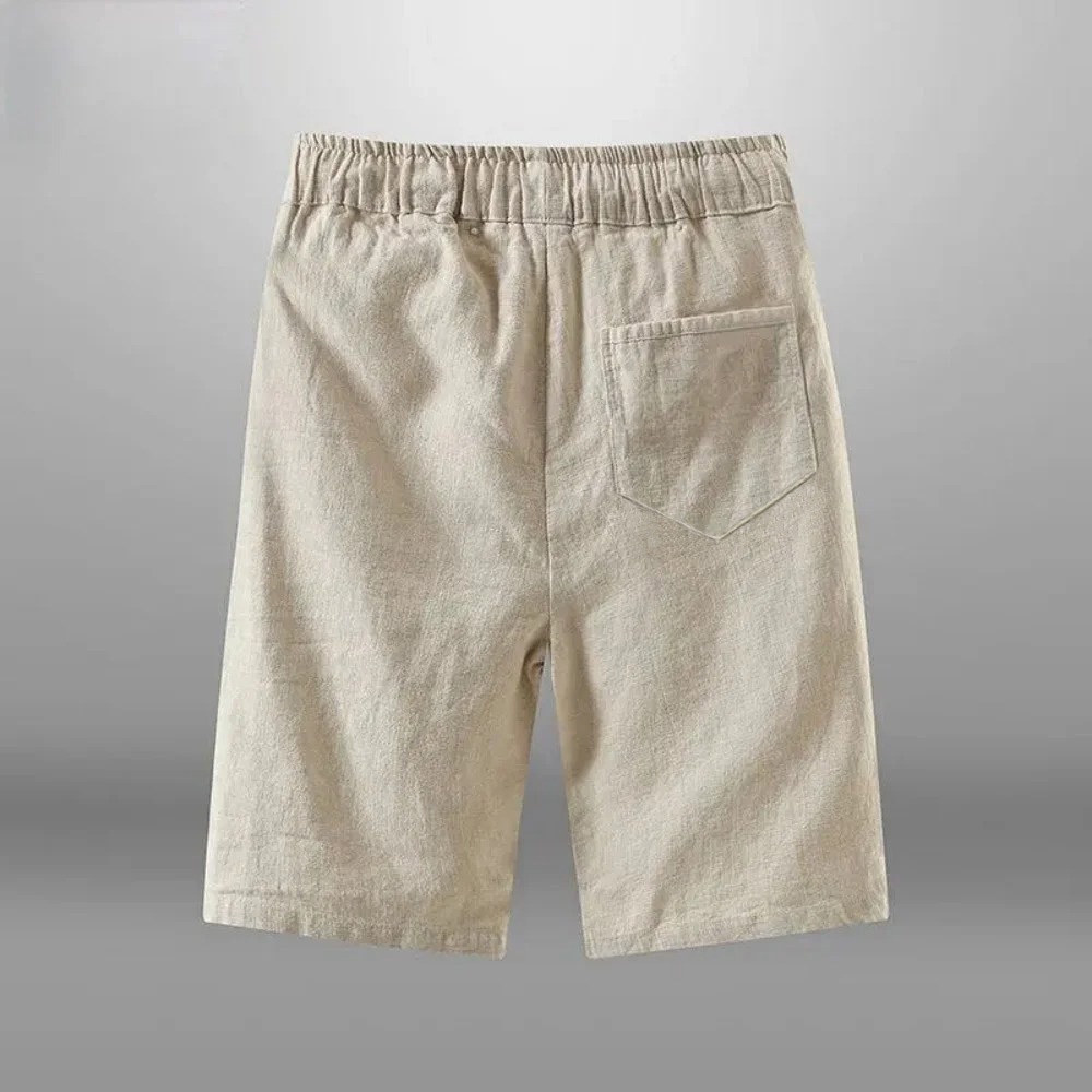Pantalones cortos de algodón y - Short Linen Drawstring reseña y precio