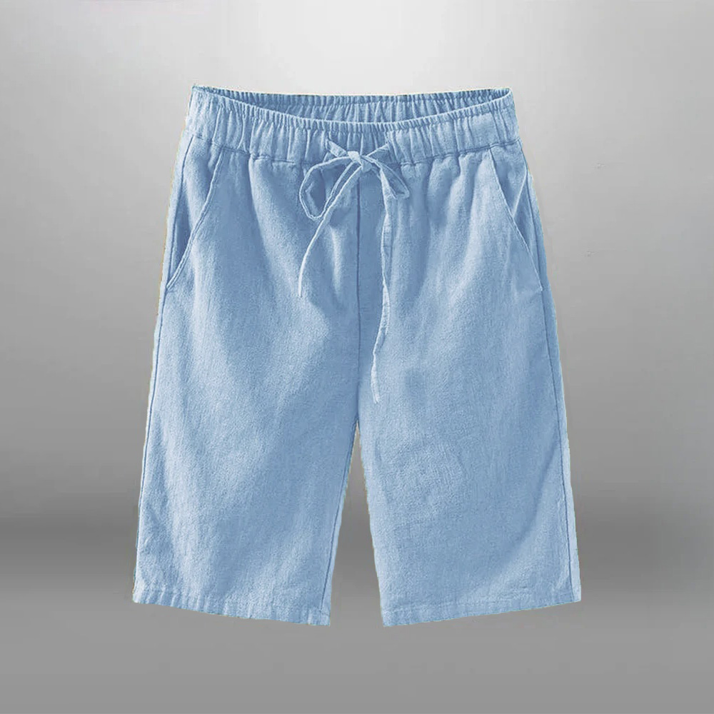 Pantalones cortos de algodón y - Short Linen Drawstring reseña y precio