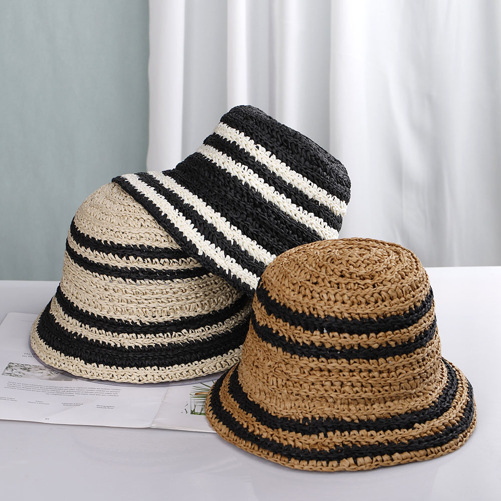 Sombrero de playa para mujer,  - Bucket Hat Straw reseña y precio