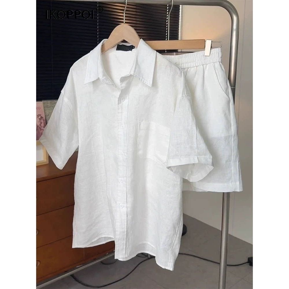 Conjunto de Camisa y Pantalone - Linen Shirt Breathable reseña y precio