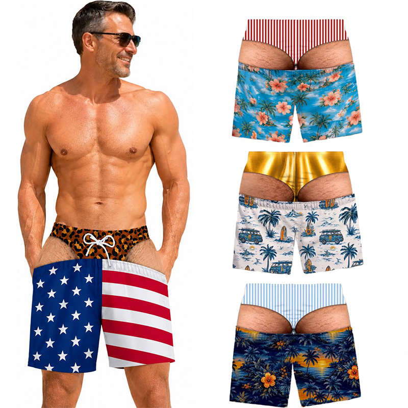 Novedosos bañadores divertidos - Swim Trunk Quick Dry reseña y precio