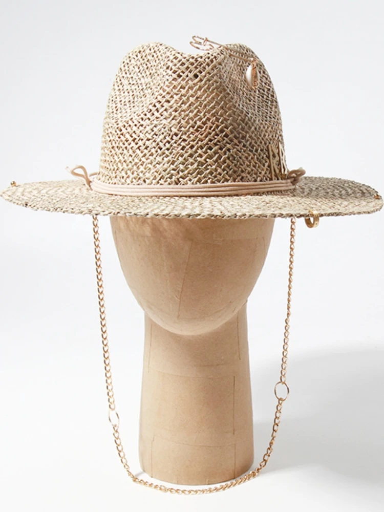 Sombrero de paja panamá para e - Bucket Hat Straw reseña y precio